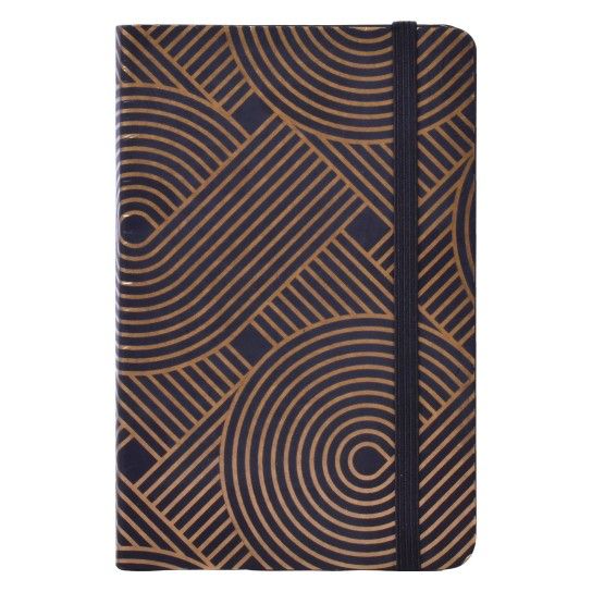 NOTEBOOK 90X140 GOLD BLACK NOTEBOOK 90X140 GOLD BLACK