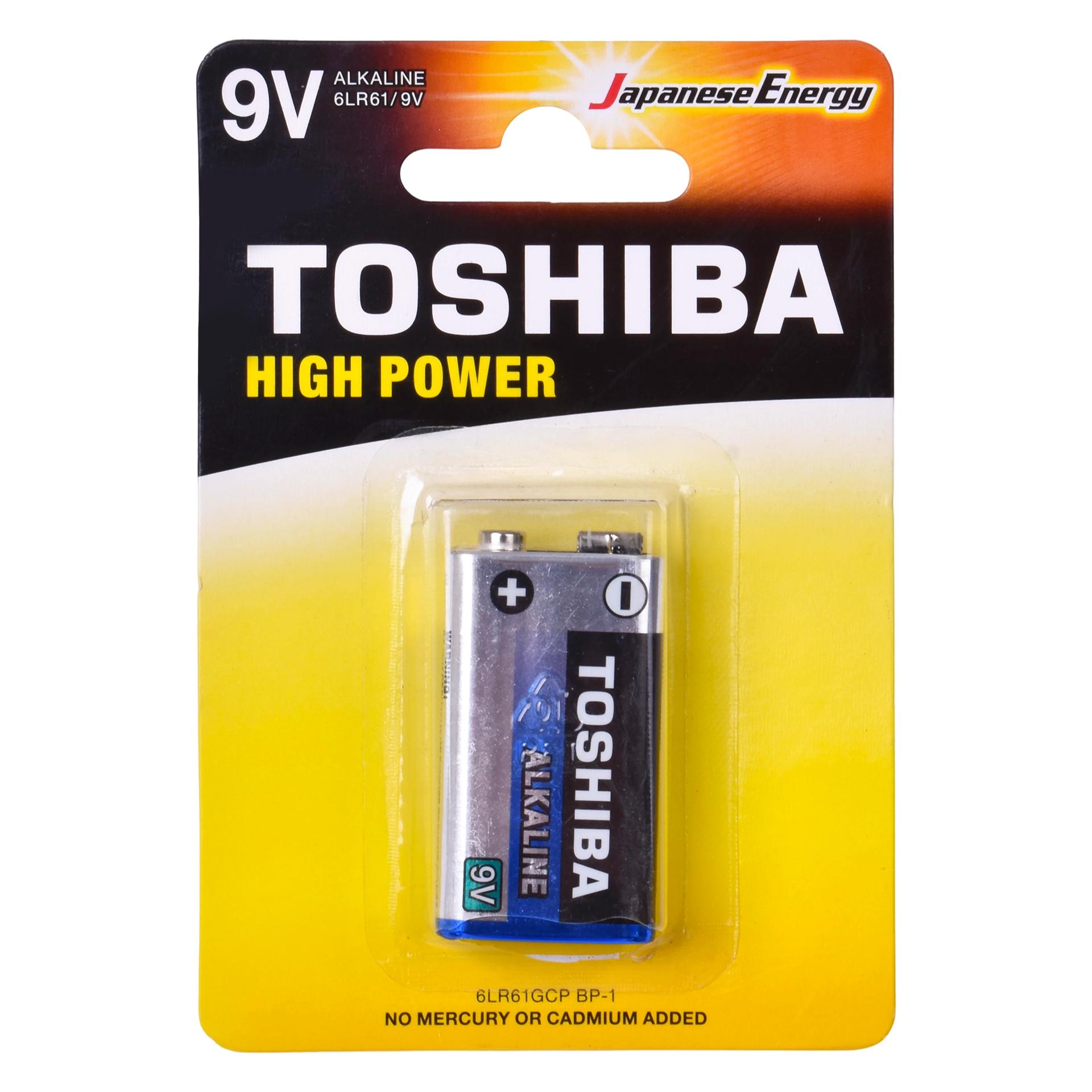 PILHA TOSHIBA 6LR61 9V 1UN PILHA TOSHIBA 6LR61 9V 1UN