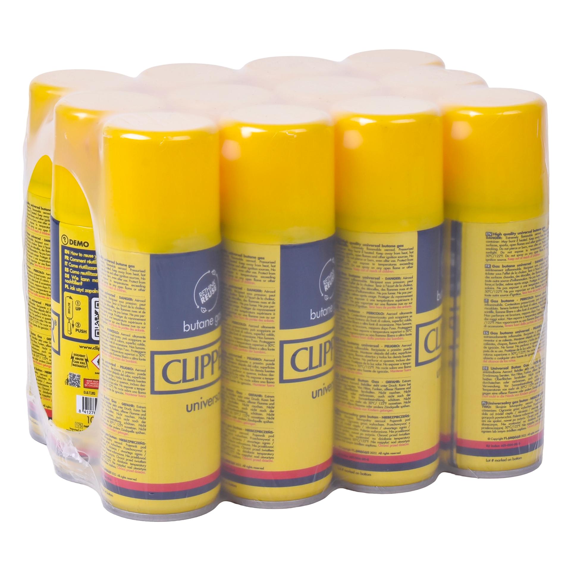GAS BUTANO CLIPPER UNIVERSAL 100ML GAS BUTANO CLIPPER UNIVERSAL 100ML