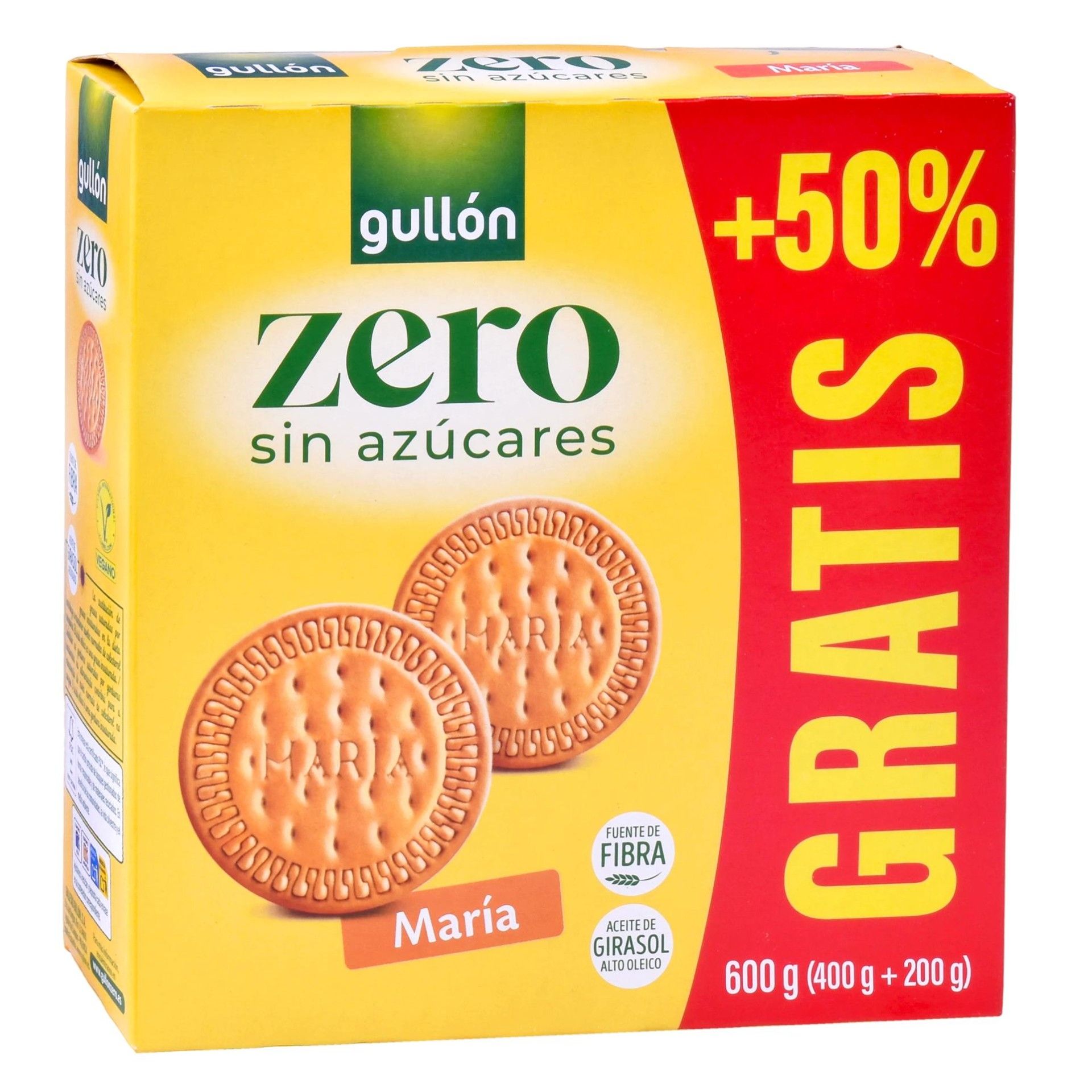 GULLON MARIA S/AÇUCAR ZERO 600G GULLON MARIA S/AÇUCAR ZERO 600G