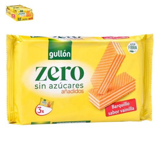 GULLON BARQUILHOS BAUNILHA 0 180G GULLON BARQUILHOS BAUNILHA 0 180G