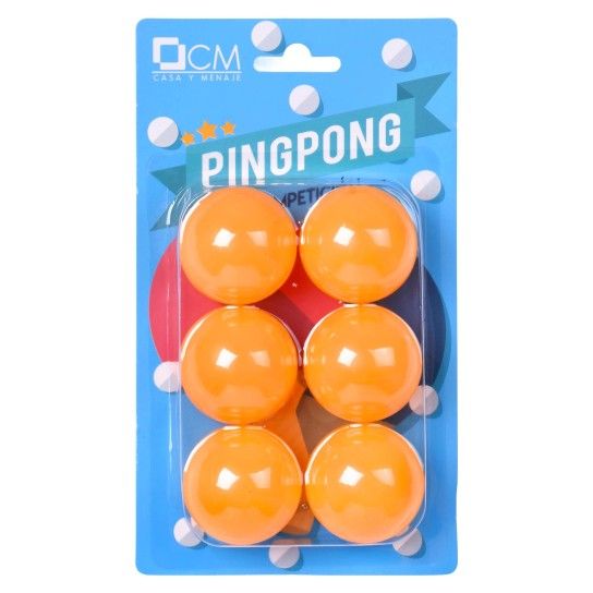 PACK 6 BOLAS PINGUE PONG CX24 PACK 6 BOLAS PINGUE PONG CX24