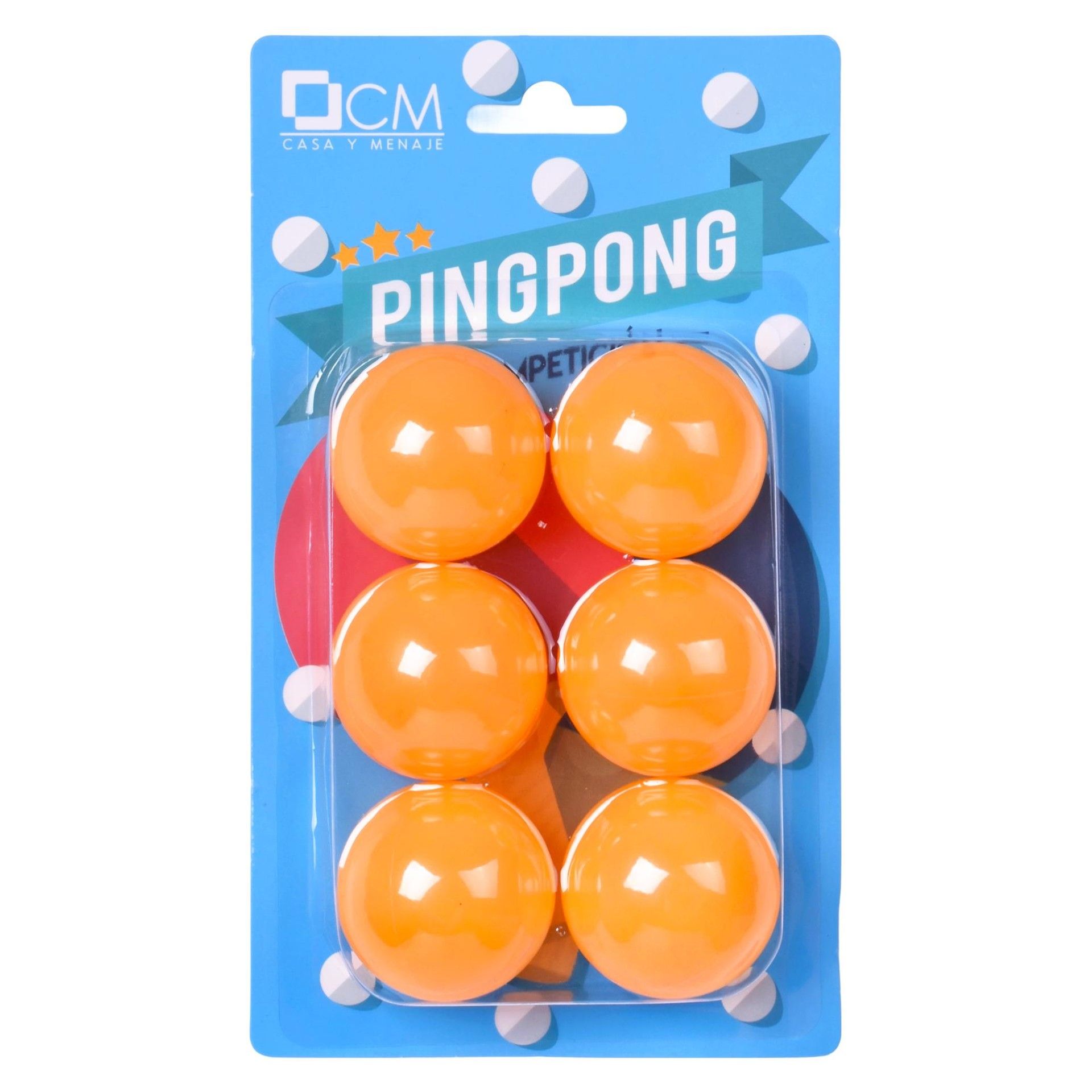 PACK 6 BOLAS PINGUE PONG CX24 PACK 6 BOLAS PINGUE PONG CX24