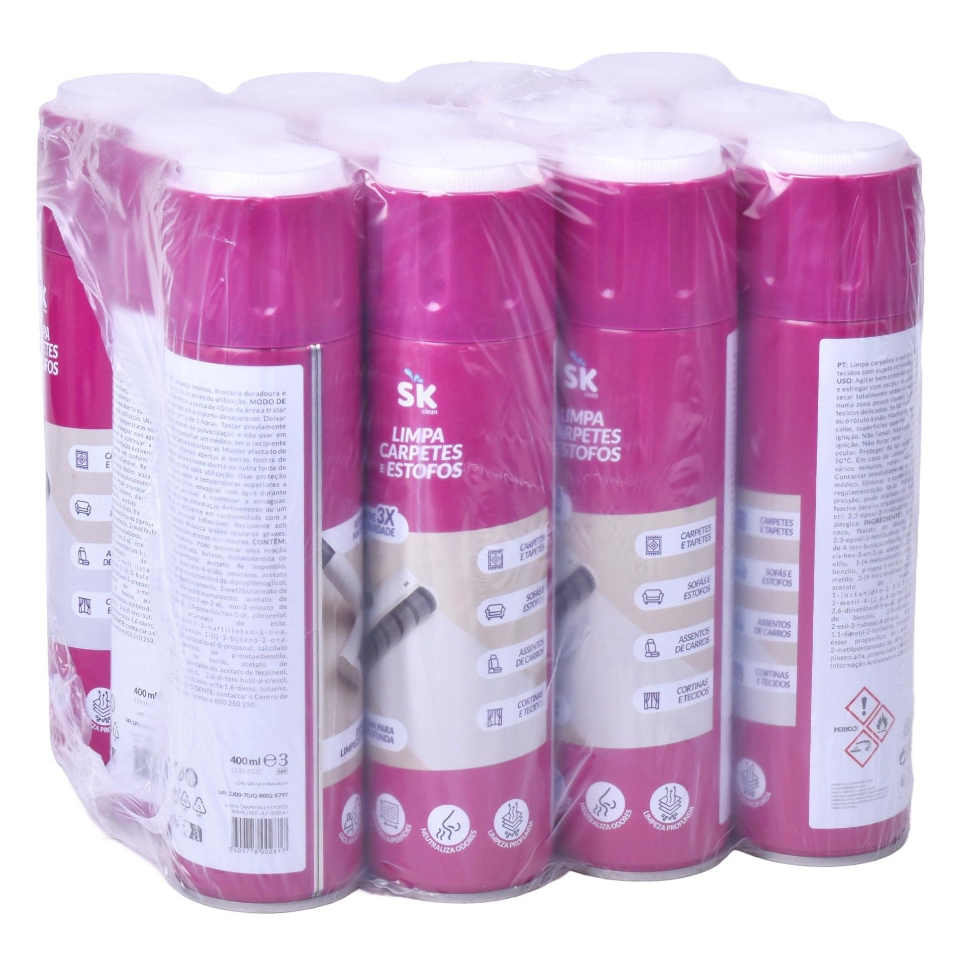 LIMPA CARPETES 400ML SK 0026-81 CX24 LIMPA CARPETES 400ML SK 0026-81 CX24