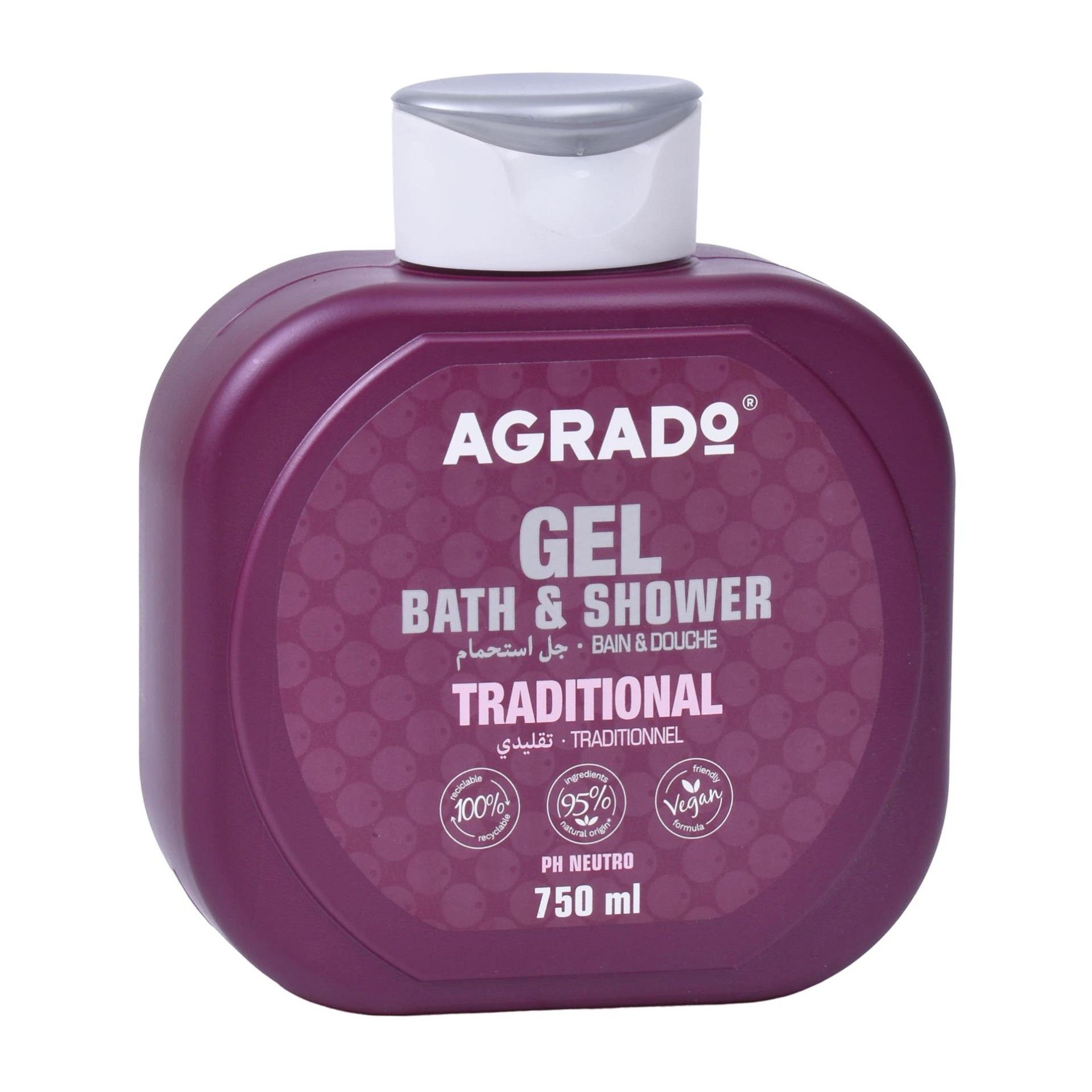GEL BANHO AGRADO 750ML TRADICIONAL