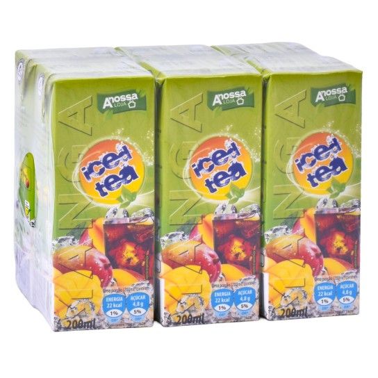 ICED TEA NOSSA LOJA MANGA 5PACKX6X200ML CX5 ICED TEA NOSSA LOJA MANGA 5PACKX6X200ML CX5