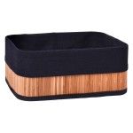 CESTO BAMBU 30X22X12 PRETO 1015-05 CX24 CESTO BAMBU 30X22X12 PRETO 1015-05 CX24