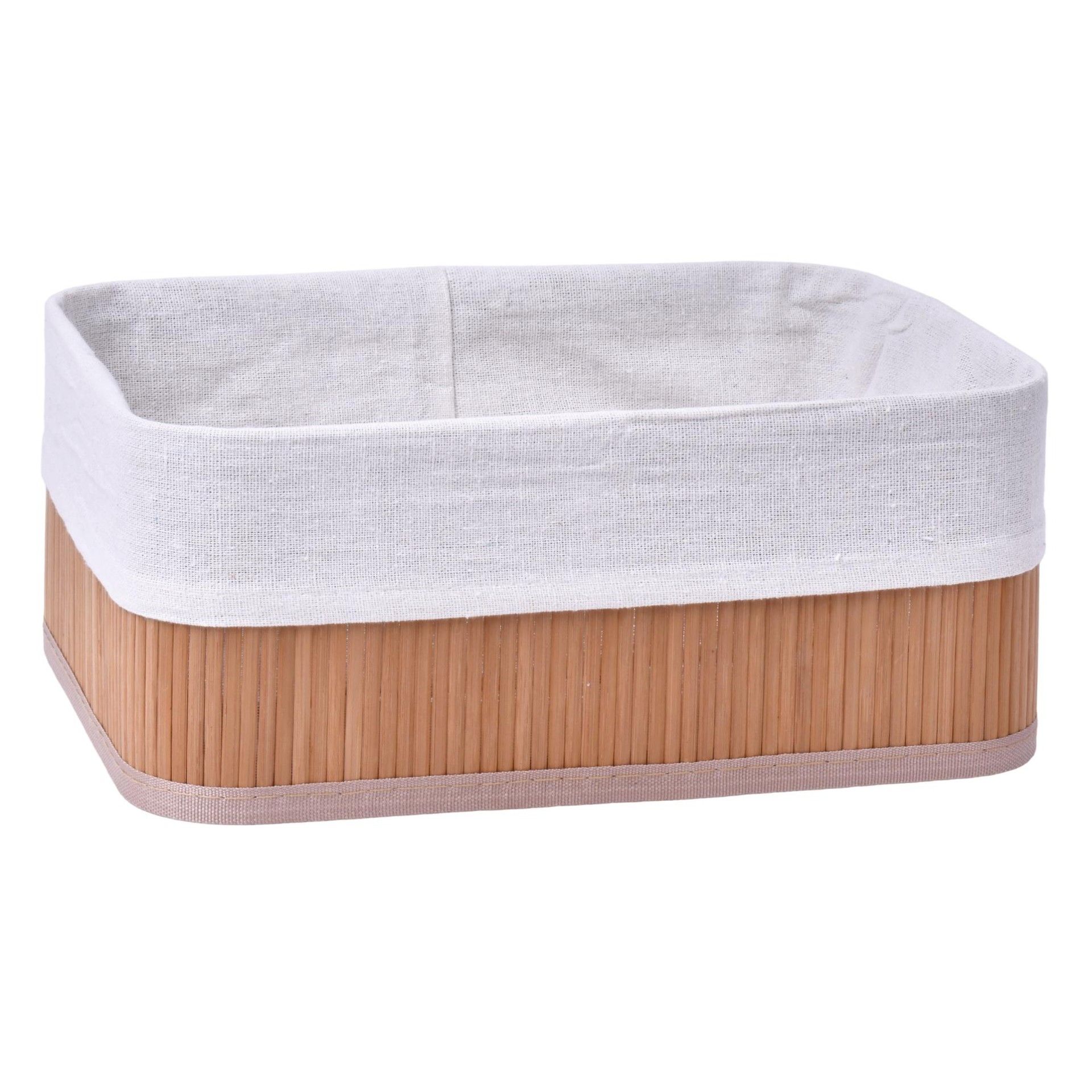 CESTO BAMBU 30X22X12 BRANCO 1015-04 CX24 CESTO BAMBU 30X22X12 BRANCO 1015-04 CX24