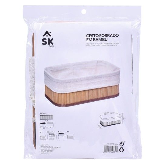 CESTO BAMBU 30X22X12 BRANCO 1015-04 CX24 CESTO BAMBU 30X22X12 BRANCO 1015-04 CX24