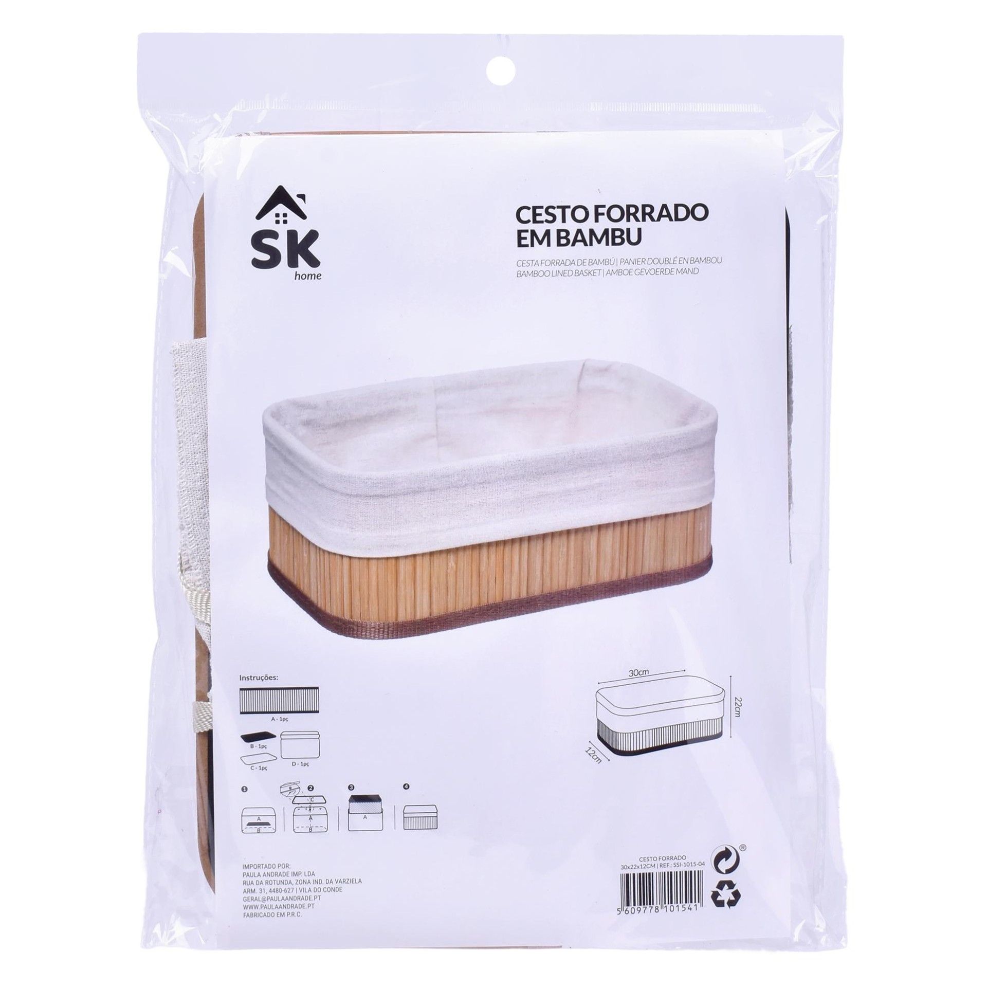 CESTO BAMBU 30X22X12 BRANCO 1015-04 CX24 CESTO BAMBU 30X22X12 BRANCO 1015-04 CX24
