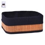 CESTO BAMBU 26X16X10 PRETO 1015-07 CX30 CESTO BAMBU 26X16X10 PRETO 1015-07 CX30