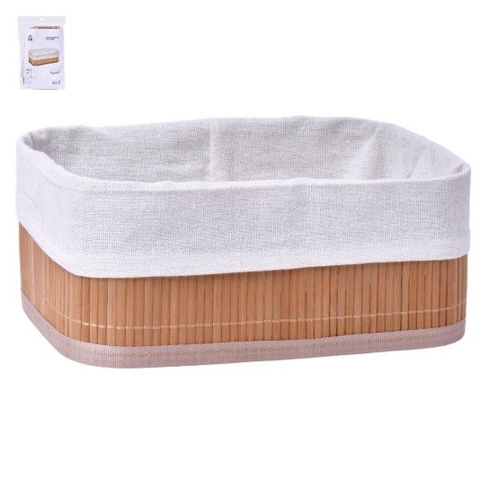 CESTO BAMBU 26X16X10 BRANCO 1015-06 CX30 CESTO BAMBU 26X16X10 BRANCO 1015-06 CX30