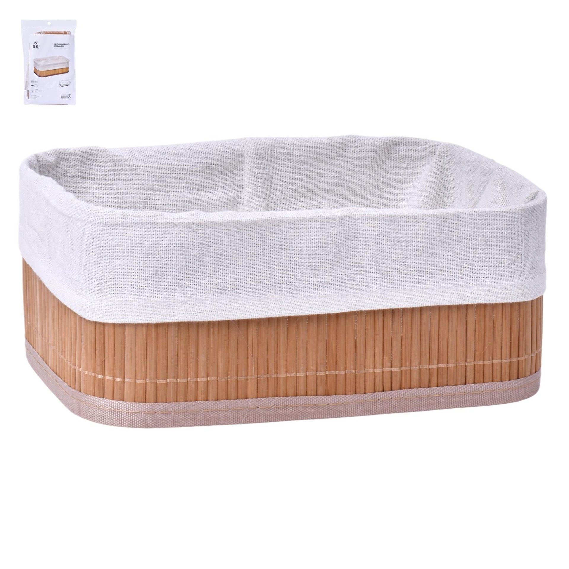 CESTO BAMBU 26X16X10 BRANCO 1015-06 CX30 CESTO BAMBU 26X16X10 BRANCO 1015-06 CX30