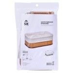CESTO BAMBU 26X16X10 BRANCO 1015-06 CX30 CESTO BAMBU 26X16X10 BRANCO 1015-06 CX30