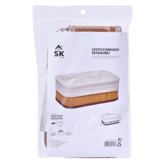 CESTO BAMBU 26X16X10 BRANCO 1015-06 CX30 CESTO BAMBU 26X16X10 BRANCO 1015-06 CX30