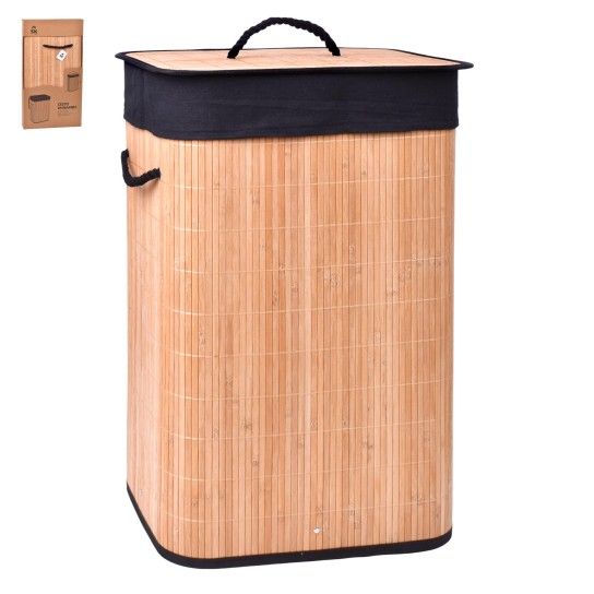 CESTO ROUPA RET 40X30X60 PRETO 1015-03 CESTO ROUPA RET 40X30X60 PRETO 1015-03