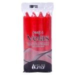 VELA PACK4 VERMELHA VELA PACK4 VERMELHA