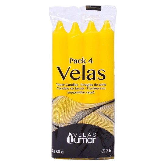 VELA PACK4 AMARELA VELA PACK4 AMARELA