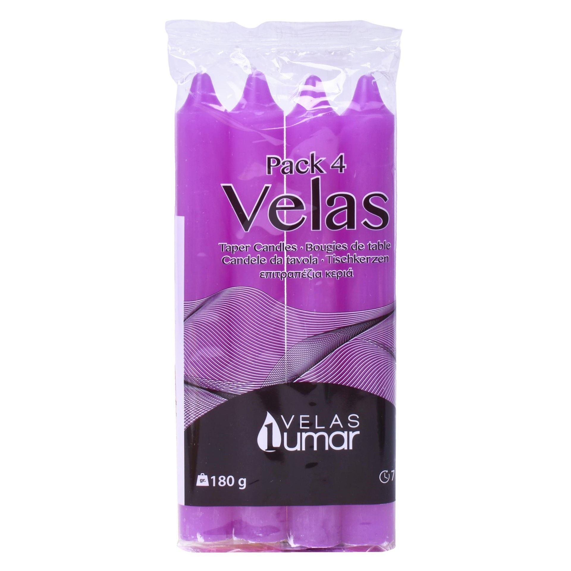 VELA PACK4 LILAS VELA PACK4 LILAS