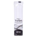 VELAS PACK3 BRANCAS VELAS PACK3 BRANCAS