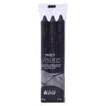 VELAS PACK 3PRETAS CX12 VELAS PACK 3PRETAS CX12