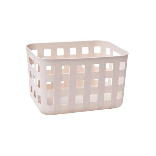 CESTO MULTIUSOS 18L BEJE 38X26X21,5 CESTO MULTIUSOS 18L BEJE 38X26X21,5