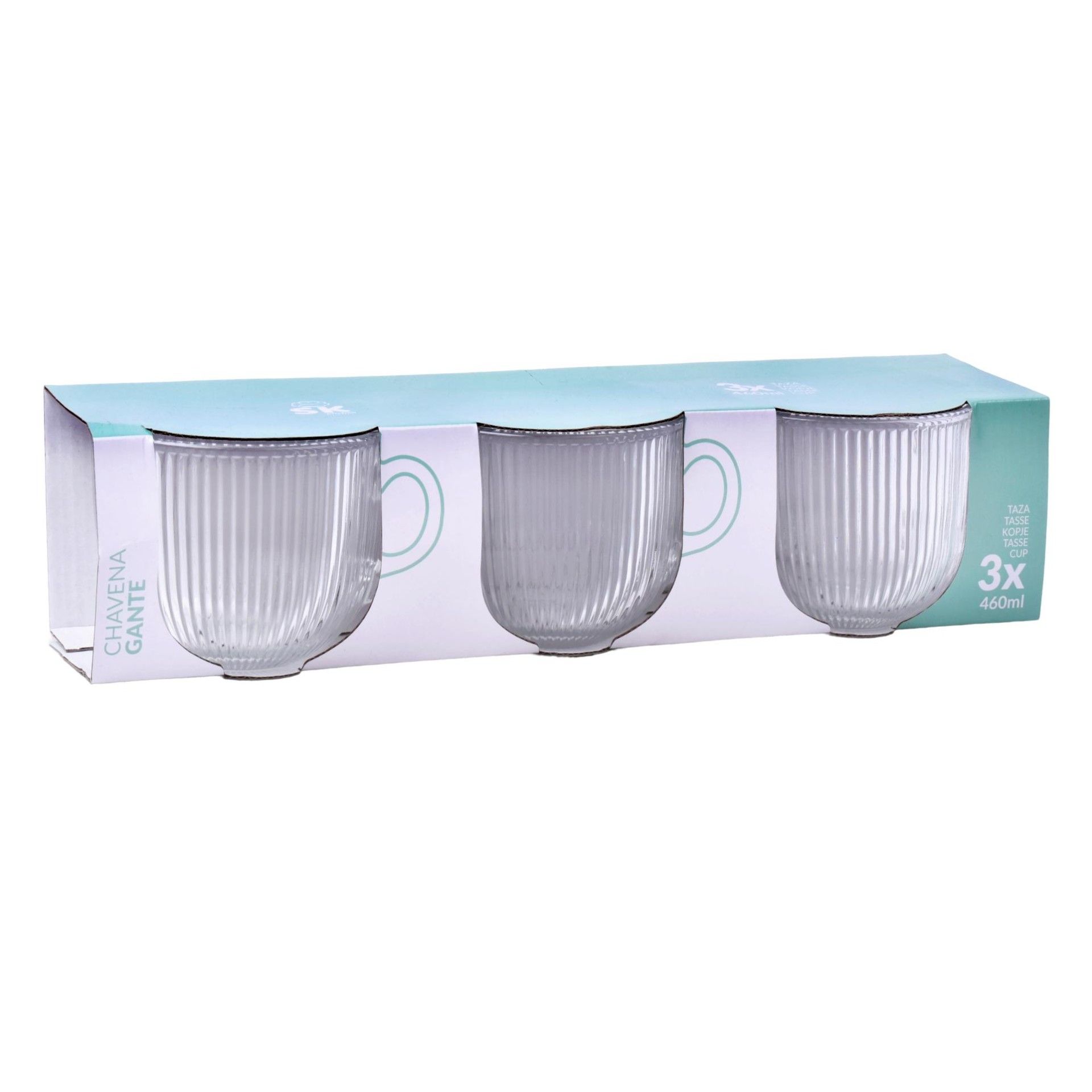 CHAV VIDRO GANTE 460ML 3UN 424-49 CHAV VIDRO GANTE 460ML 3UN 424-49