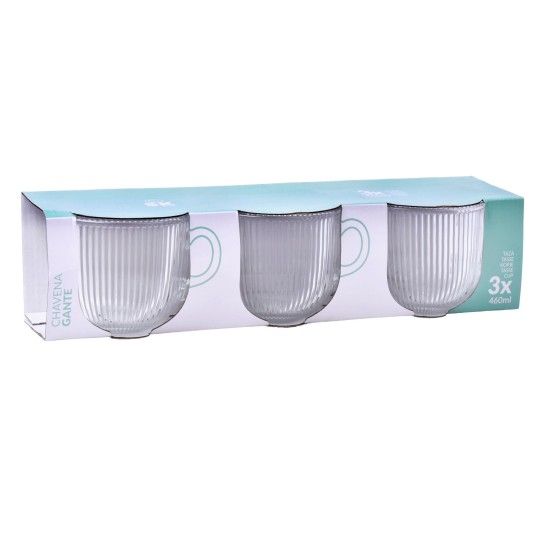 CHAV VIDRO GANTE 460ML 3UN 424-49 CHAV VIDRO GANTE 460ML 3UN 424-49