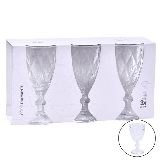 COPO PE TRANP 250ML 3UN 424-87 COPO PE TRANP 250ML 3UN 424-87