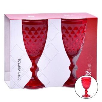 COPO PE VERMELHO 250ML 424-93 CX12