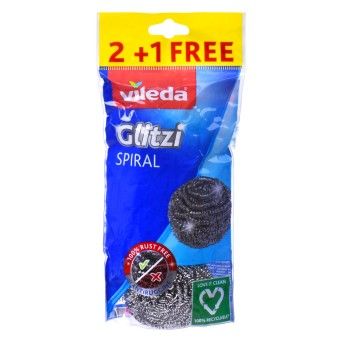 VILEDA ESFREGAO ESPIRAL A�O INOX PACK 2+1
