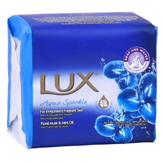 LUX SABONETE AQUA SPARKLE 3X80G LUX SABONETE AQUA SPARKLE 3X80G