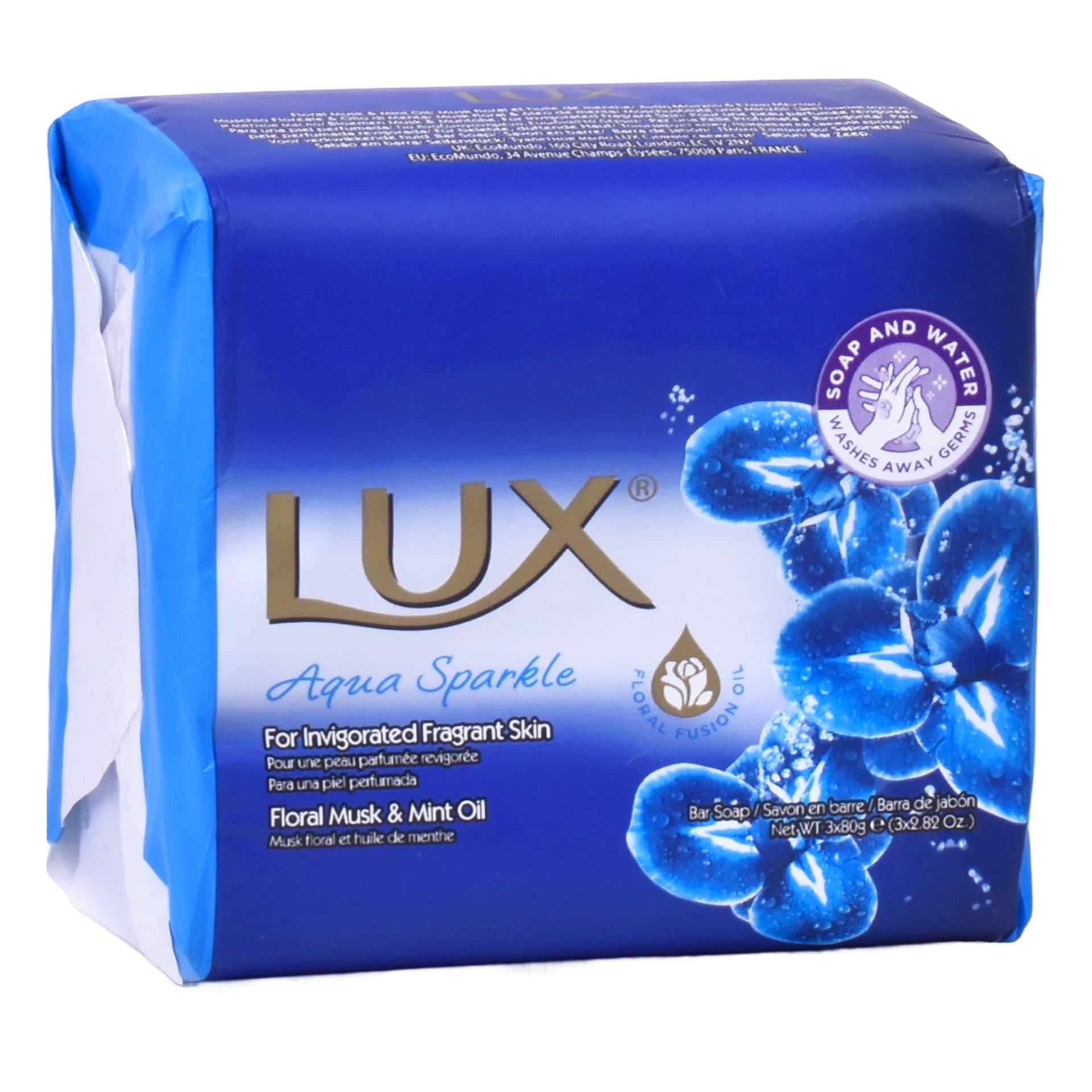 LUX SABONETE AQUA SPARKLE 3X80G LUX SABONETE AQUA SPARKLE 3X80G
