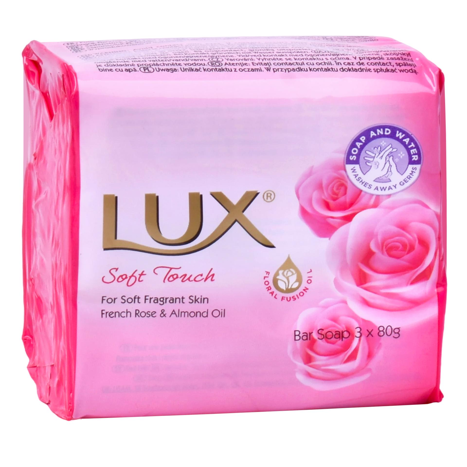 LUX SABONETE SOFT TOUCH 3X80G LUX SABONETE SOFT TOUCH 3X80G
