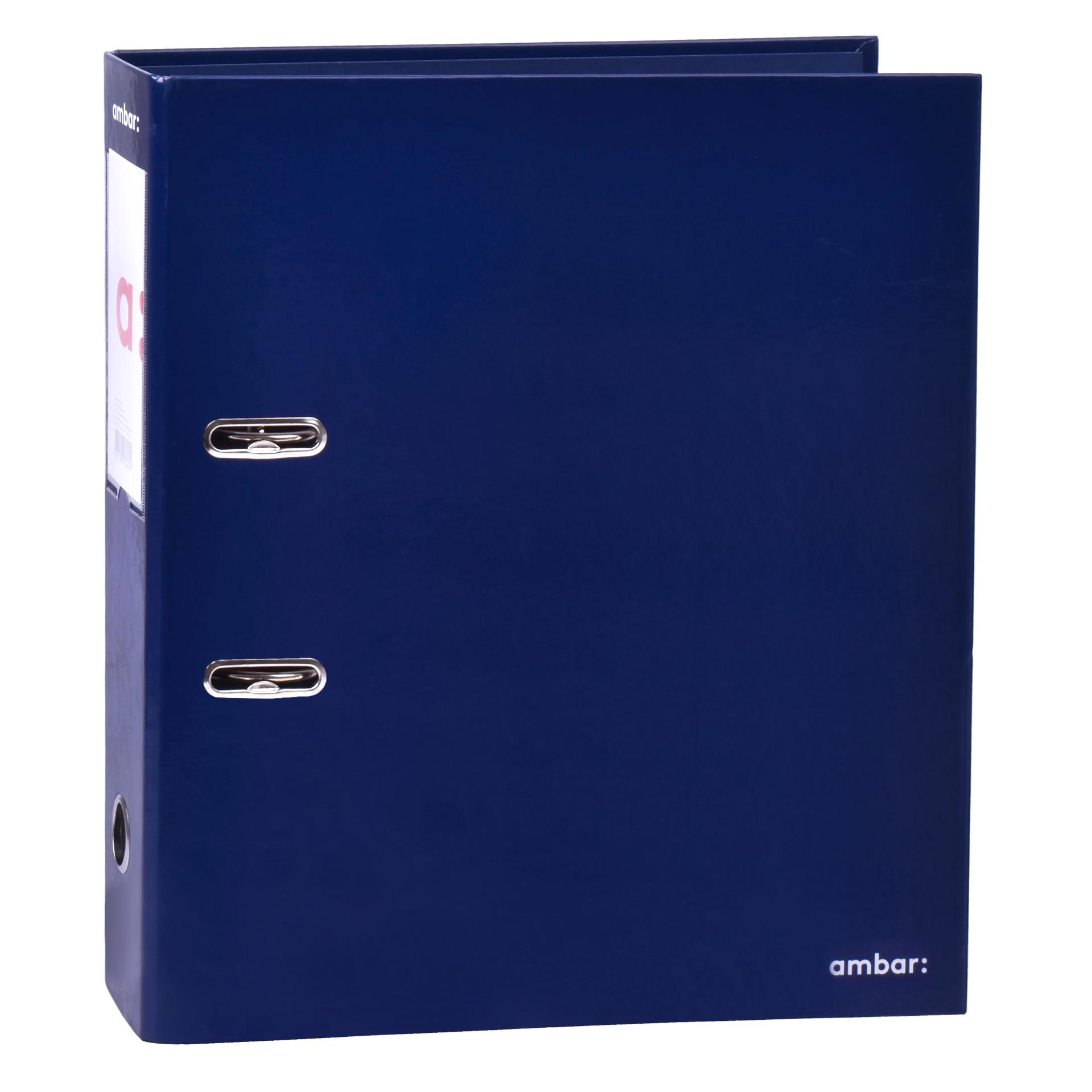 CAPA A4 2 ARGOLAS L/L AZUL MARINHO
