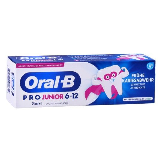 ORAL B PASTA DENTES PRO JUNIOR 75ML ORAL B PASTA DENTES PRO JUNIOR 75ML