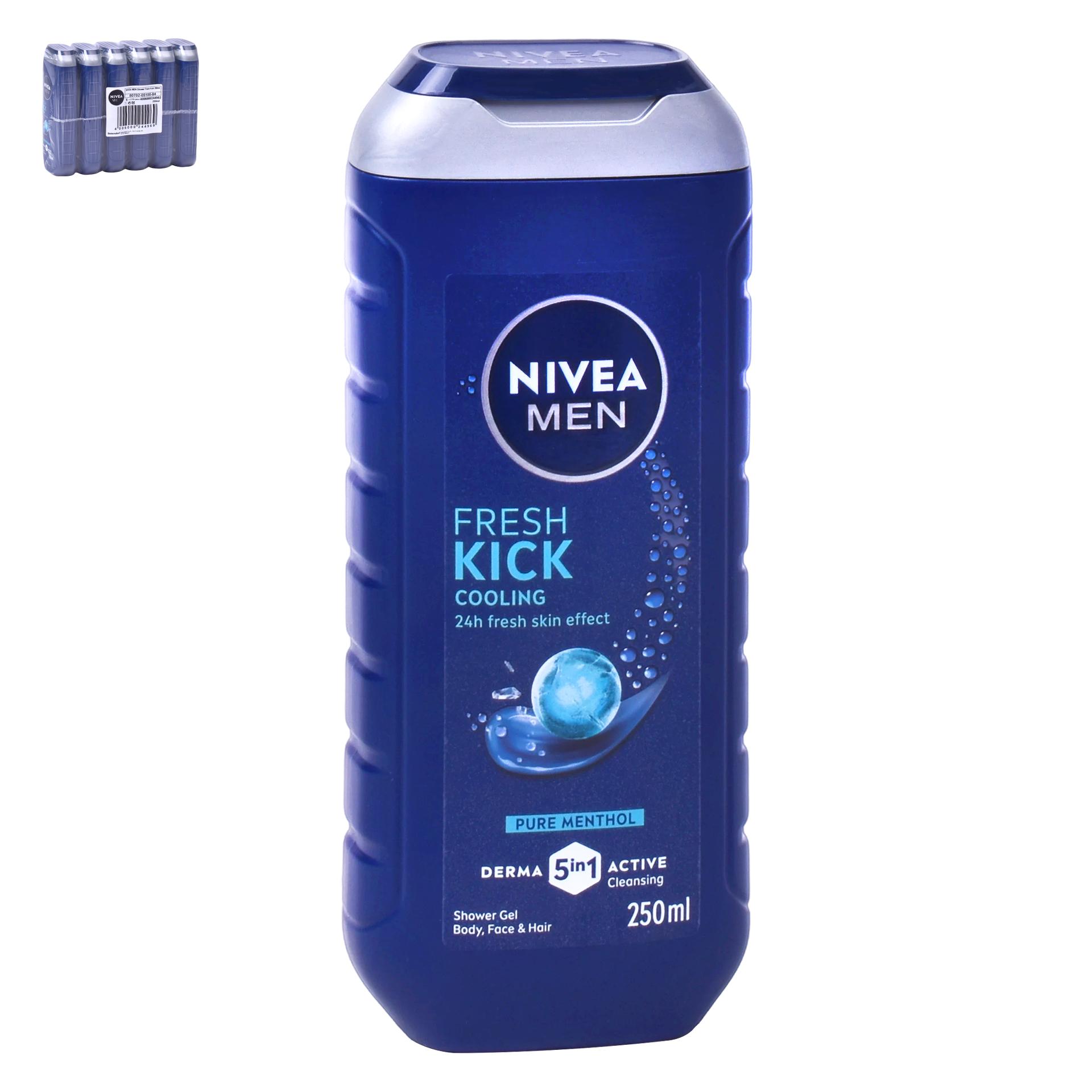 NIVEA GEL BANHO MEN FRESH KICK 5EM1 250ML NIVEA GEL BANHO MEN FRESH KICK 5EM1 250ML