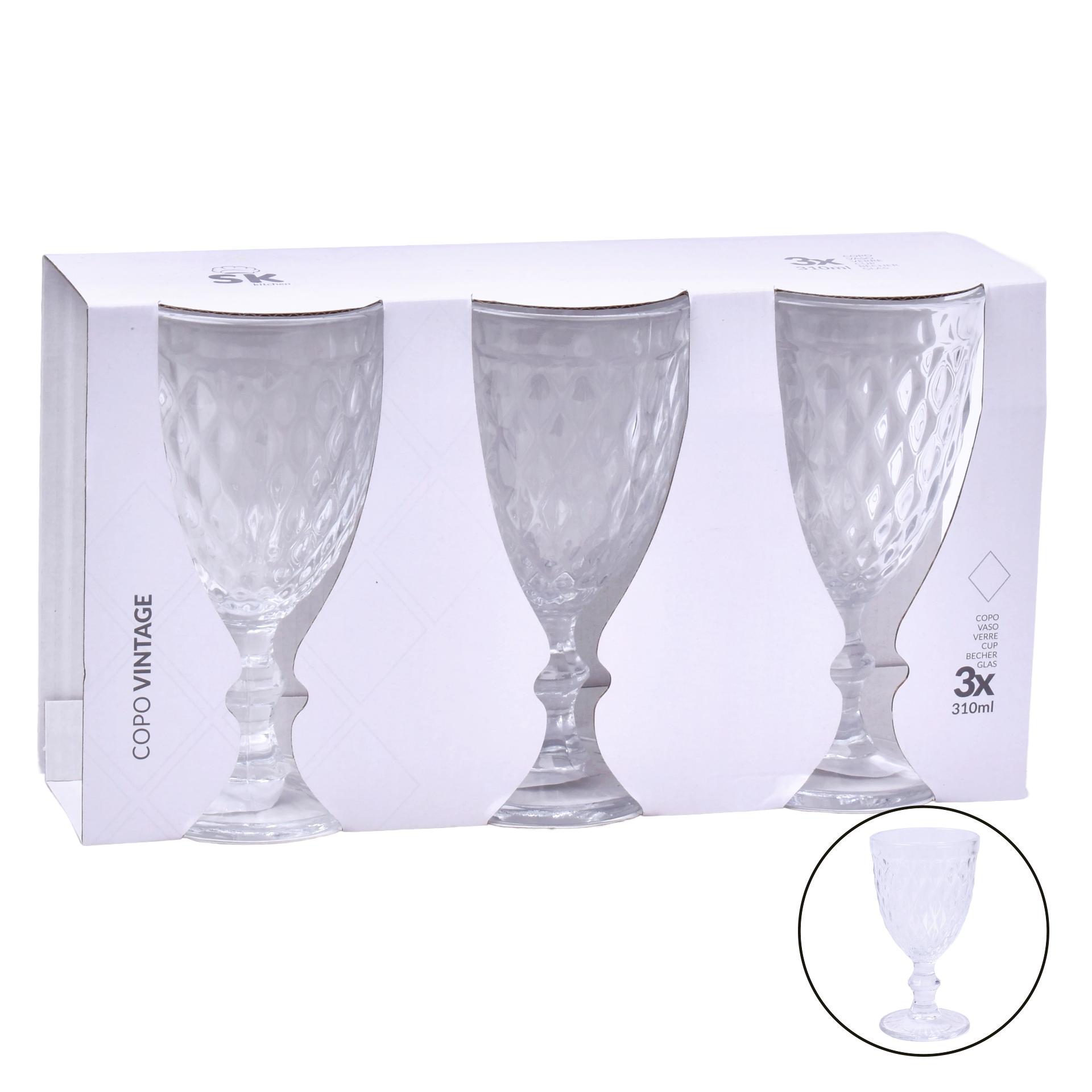 COPO PE TRANSP 310ML SET 3UN 424-88 CX8 COPO PE TRANSP 310ML SET 3UN 424-88 CX8