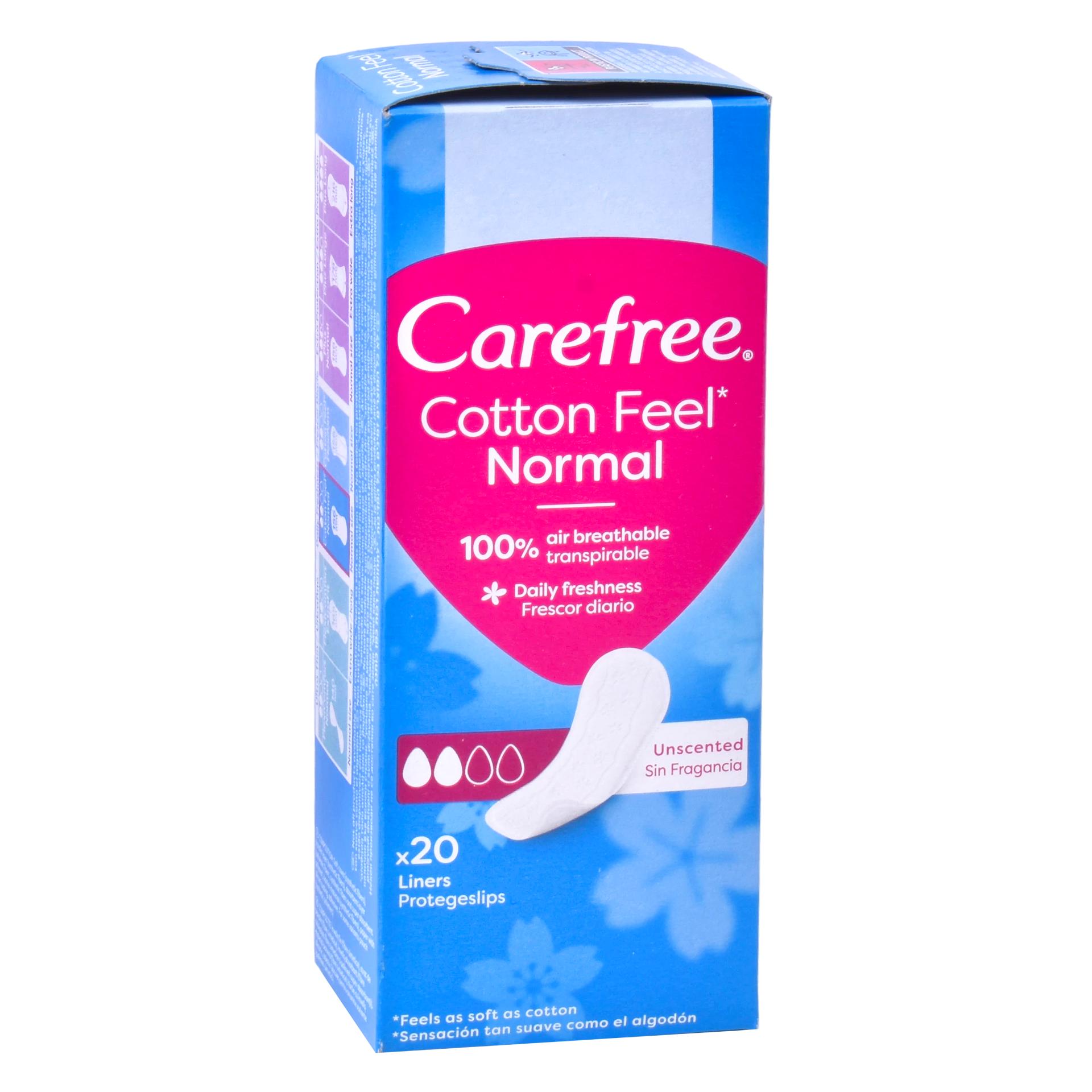 CAREFREE PENSOS DIARIOS COTTON 20UNI CAREFREE PENSOS DIARIOS COTTON 20UNI