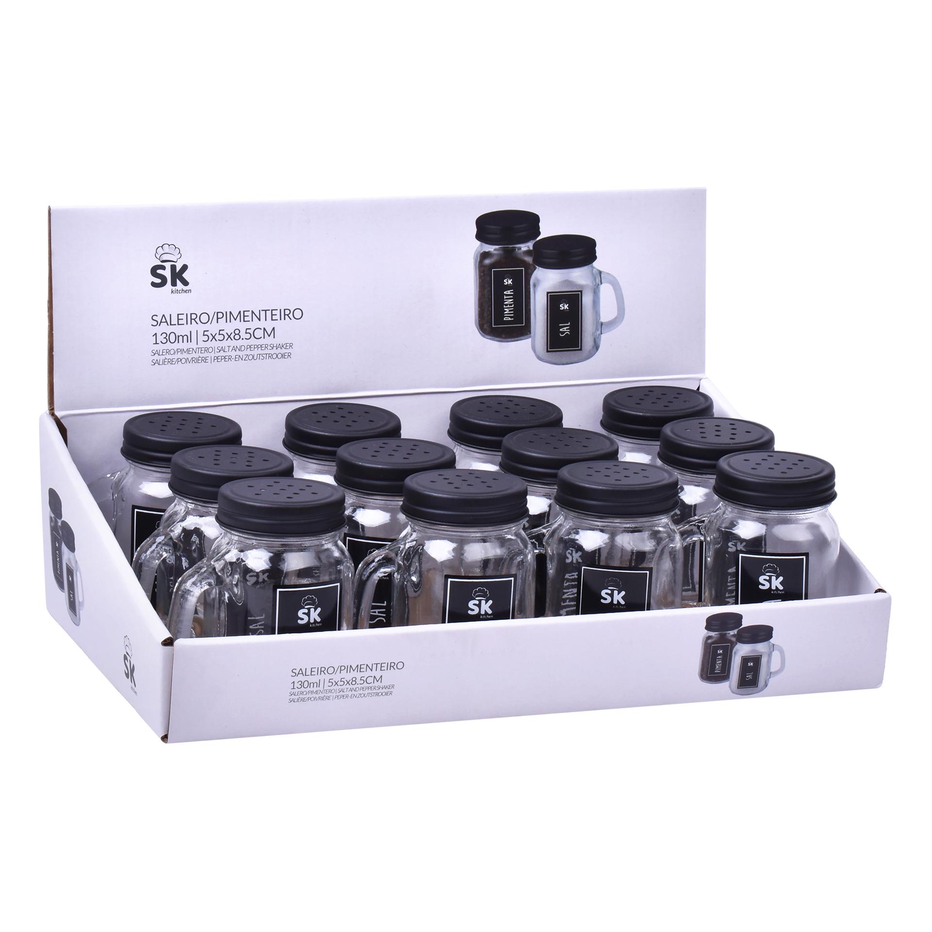 SALEIRO/PIMENTEIRO 130ML 804-4794 CX96 SALEIRO/PIMENTEIRO 130ML 804-4794 CX96