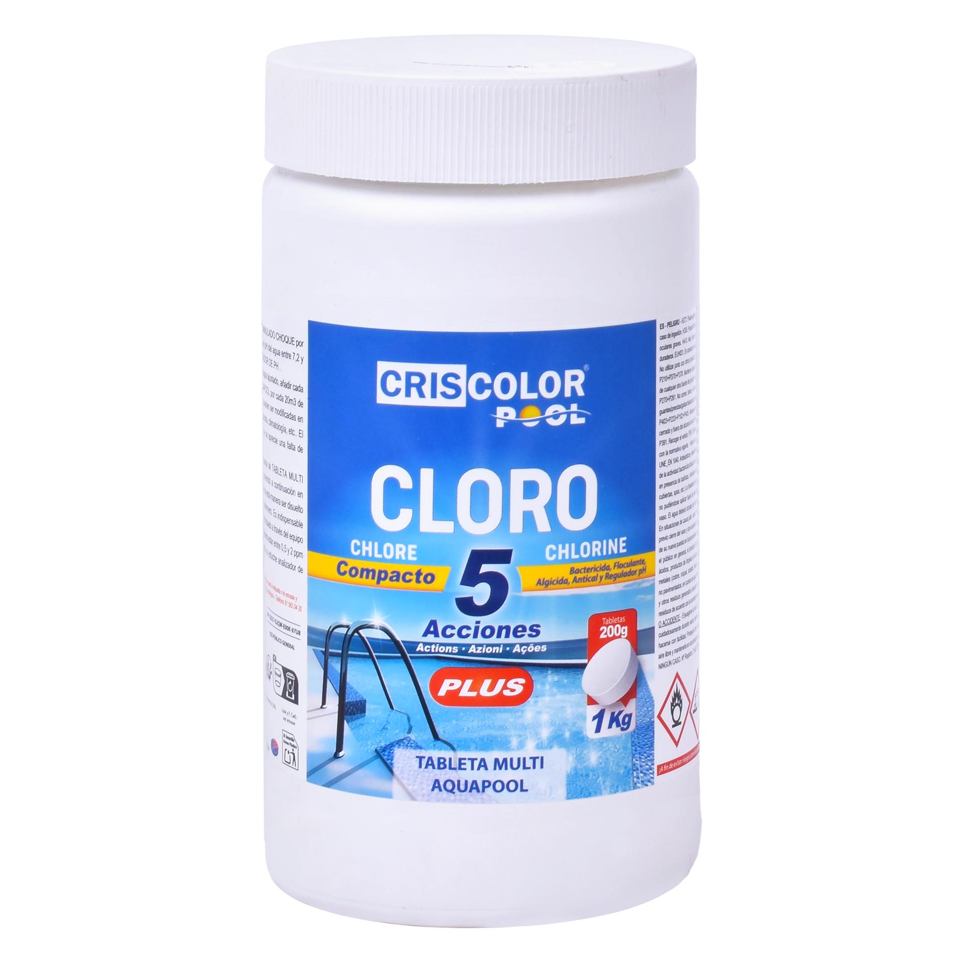 PASTILHAS CLORO 200GRS 1KG 5 AÇOES PASTILHAS CLORO 200GRS 1KG 5 AÇOES