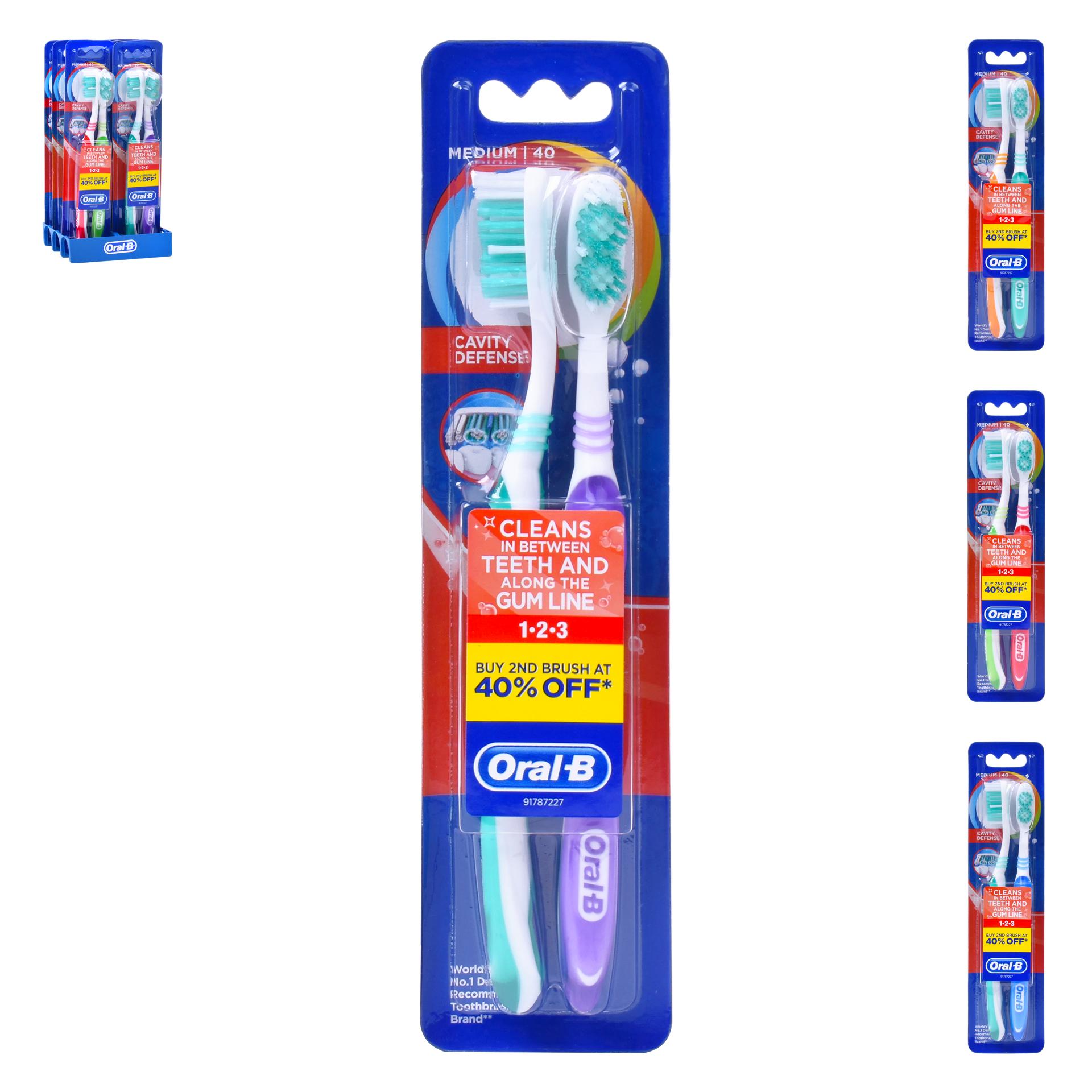 ORAL B ESCOVA DENTES CAVITY DEFENSE ORAL B ESCOVA DENTES CAVITY DEFENSE