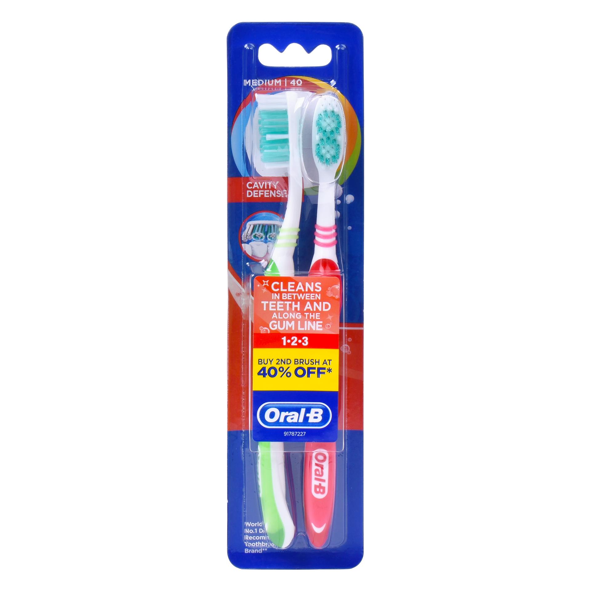 ORAL B ESCOVA DENTES CAVITY DEFENSE ORAL B ESCOVA DENTES CAVITY DEFENSE