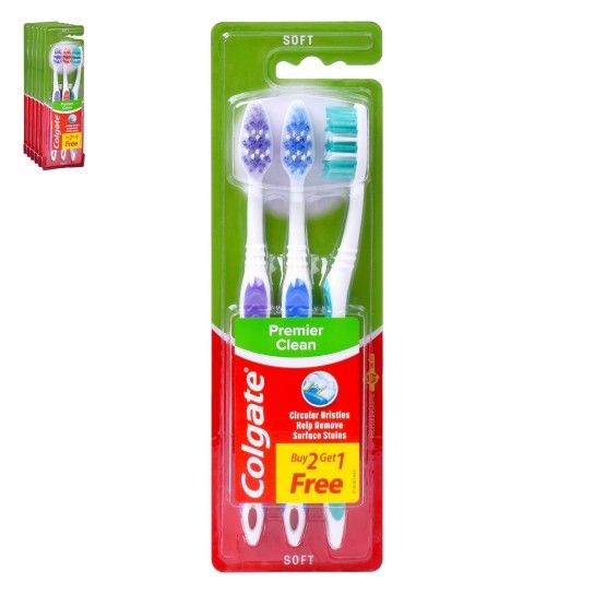 ESCOVA COLGATE PREMIER CLEAN 2+1 CX CX24 ESCOVA COLGATE PREMIER CLEAN 2+1 CX CX24