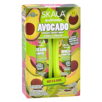 CHAMPO 325ML+COND 200ML ABACATE SKALA