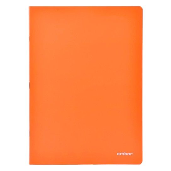 CADERNO AGRF PLAST A4 48F QUAD AMBAR CADERNO AGRF PLAST A4 48F QUAD AMBAR
