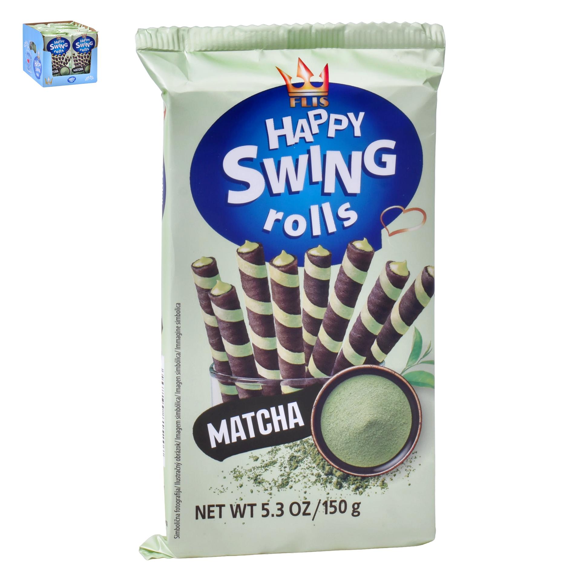 WAFER HAPPY SWING MATCHA 150GRS WAFER HAPPY SWING MATCHA 150GRS