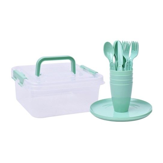 CONJ PIQUENIQUE PLAST 20PCS 804-4887 CONJ PIQUENIQUE PLAST 20PCS 804-4887