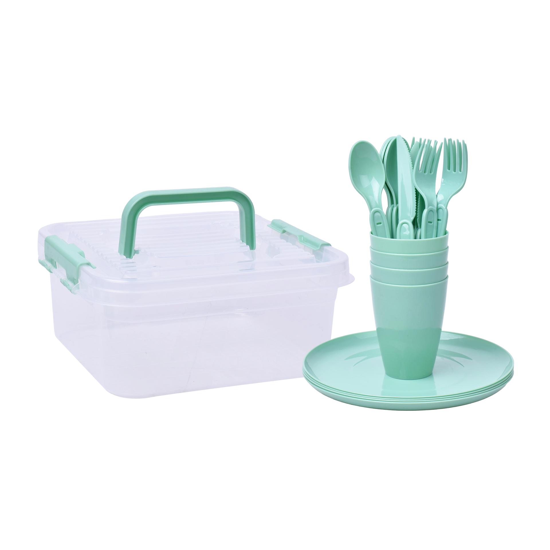 CONJ PIQUENIQUE PLAST 20PCS 804-4887 CONJ PIQUENIQUE PLAST 20PCS 804-4887