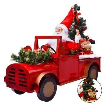 PAI NATAL C/CARRO MUSICA LUZ HTA-1011-0 CX1